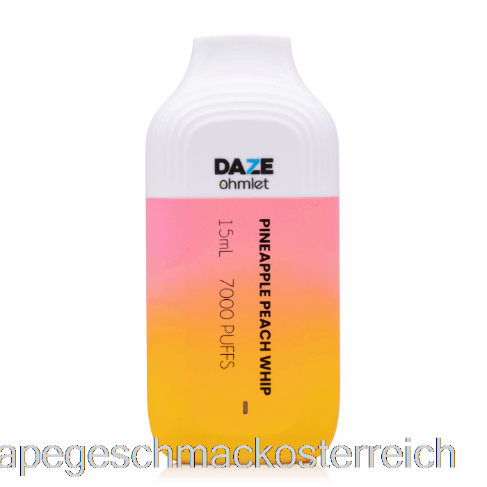 7 Daze Ohmlet 7000 Einweg-Ananas-Pfirsich-Peitsche Mit Vape-Geschmack
